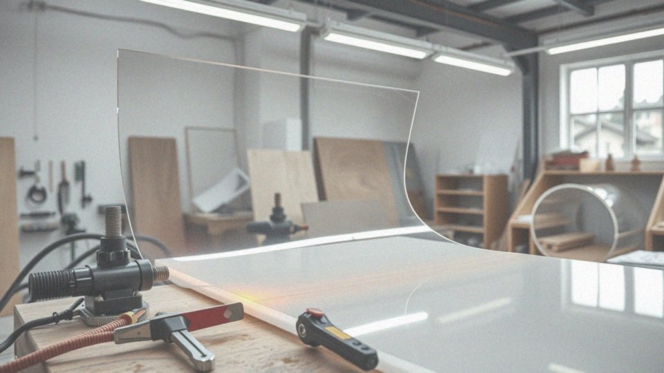 W jakich branżach wykorzystuje się gięcie plexi po łuku?