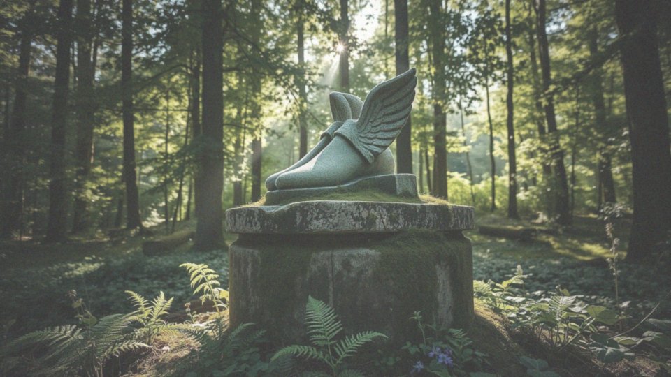 Co symbolizują skrzydlate sandały Hermesa?