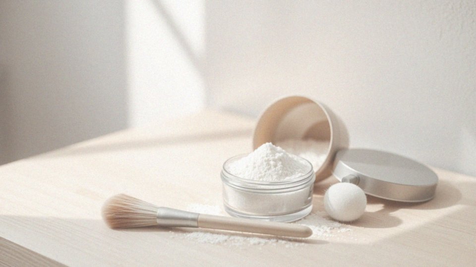 Jakie naturalne wykończenie daje puder ryżowy?