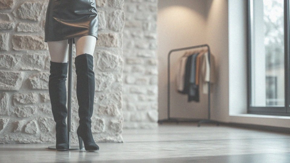 Dlaczego kozaki za kolano są idealne do skórzanej spódnicy?
