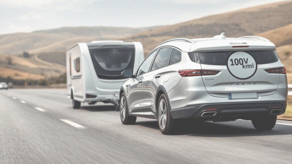 Jakie są warunki do poruszania się z przyczepą z prędkością 100 km/h?